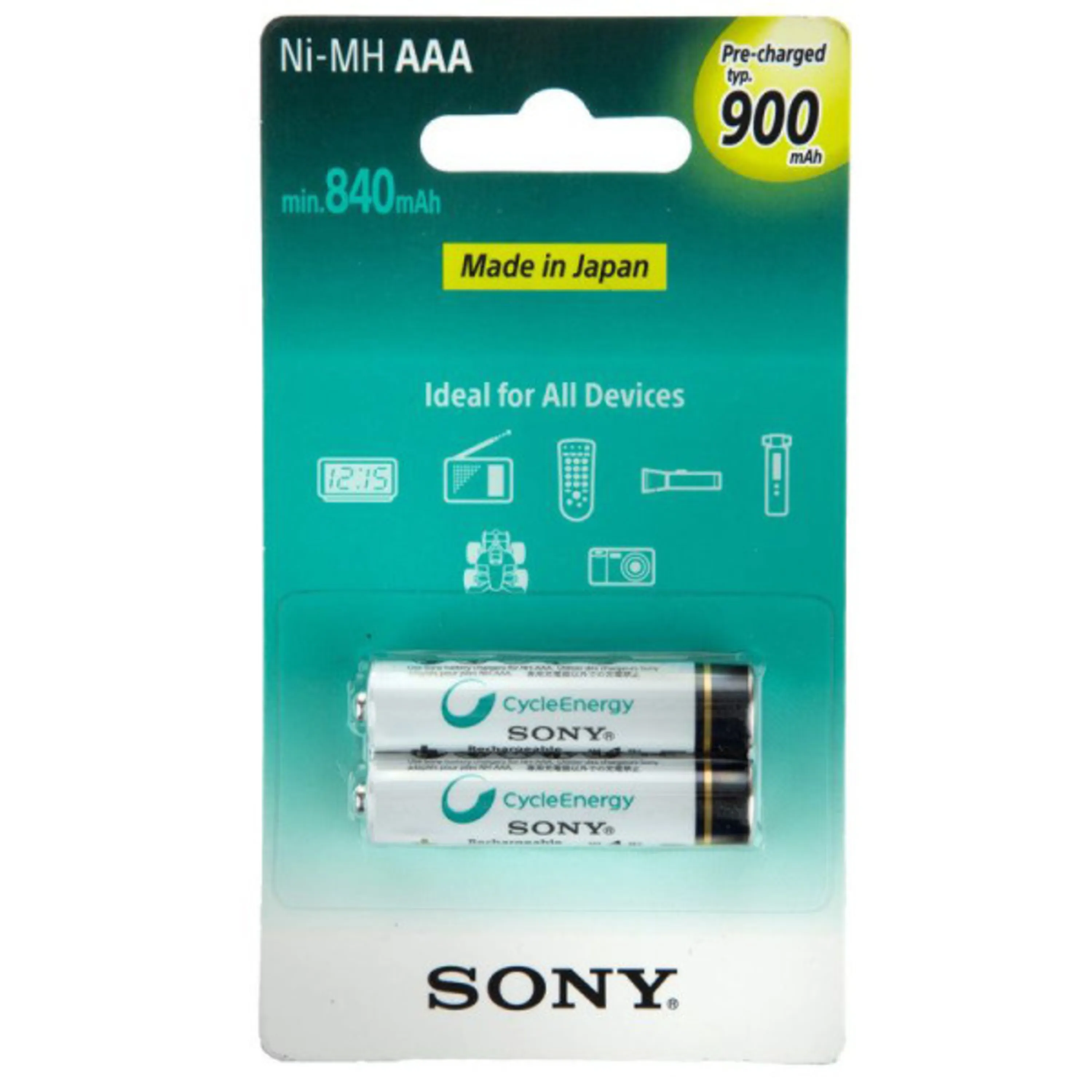 باتری نیم قلمی شارژی اصل ژاپن| SONY NH-AA-B2GN